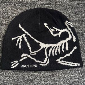 Arc'teryx Black and Gray Beanie